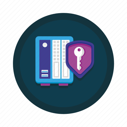 Data, encryption, database, key, security, server, storage icon - Download on Iconfinder