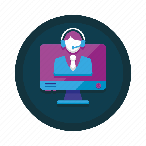 Online, support, agent, call, center, customer, service icon - Download on Iconfinder