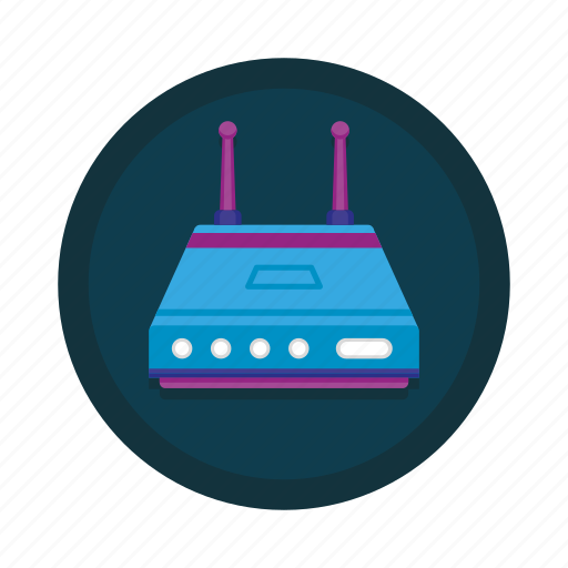 Modem, wireless, connection, internet, router, signal, wifi icon - Download on Iconfinder