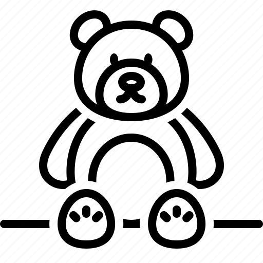 Toy, teddy, bear, baby, friendly, gift, cartoon icon - Download on Iconfinder