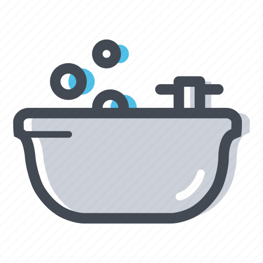 Bath tube, bathroom, clean, house, plumber, water icon - Download on Iconfinder
