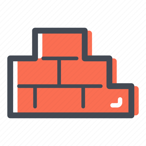 Brick wall, bricklayer, bricks, building, construction, wall icon - Download on Iconfinder