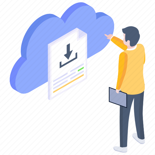 Cloud download, cloud file, file download, cloud data, data transfer icon - Download on Iconfinder