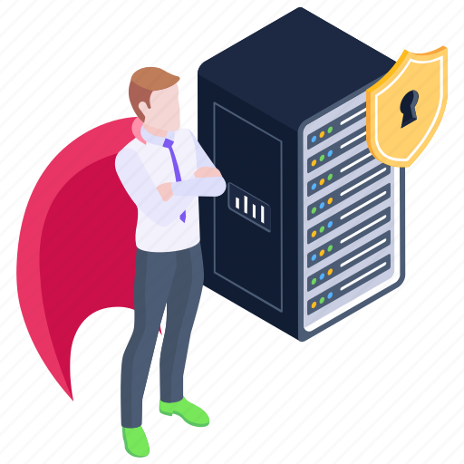 Database security, server security, server protection, server admin, data administrator icon - Download on Iconfinder