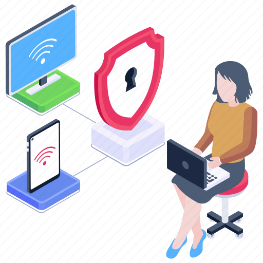Secure connection, protection network, cybersecurity, cyber safety, secure network icon - Download on Iconfinder
