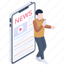 mobile news, e-news, news app, online news, media news