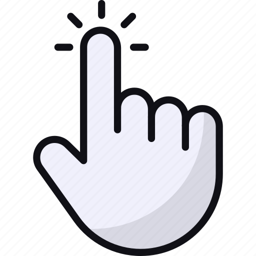 Cursor, hand, tap, click, computer, mouse icon - Download on Iconfinder