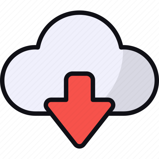 Download, cloud storage, cloud server, downloading, network, internet icon - Download on Iconfinder