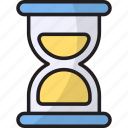 hourglass, duration, time, sand clock, sandglass, loading