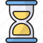 hourglass, duration, time, sand clock, sandglass, loading 