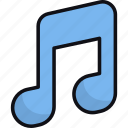 music, song, quaver, musical note, audio, entertainment