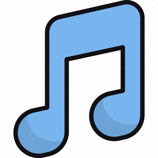 Music, song, quaver, musical note, audio, entertainment icon - Download on Iconfinder