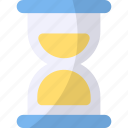 hourglass, duration, time, sand clock, sandglass, loading