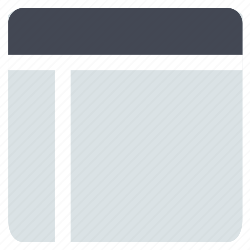 Grid, sidebar, layout, interface, left sidebar, web grid, web layout icon - Download on Iconfinder