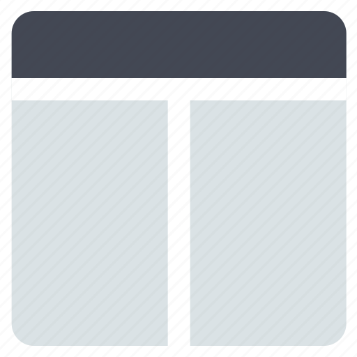 Grid, layout, interface, two columns, web grid, web layout icon - Download on Iconfinder