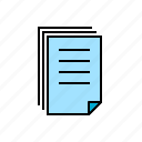 checklist, documents, files, list, note, paper