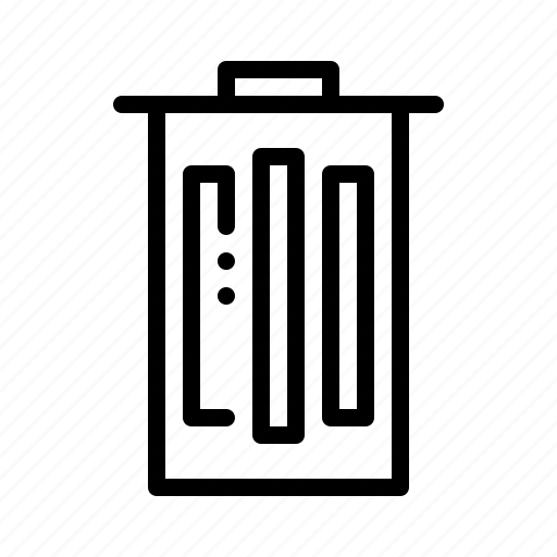 Delete, junk, recycle bin, remove, trash, web icon - Download on Iconfinder