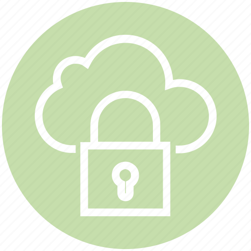 Cloud, data, lock, marketing, network security, protection, security icon - Download on Iconfinder