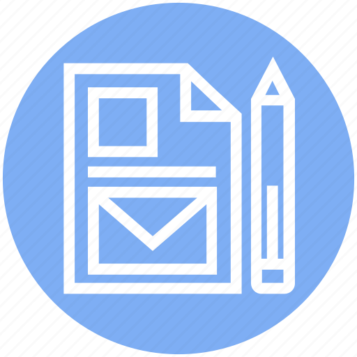 Document, envelope, letters, papers, pen, sheets, web icon - Download on Iconfinder