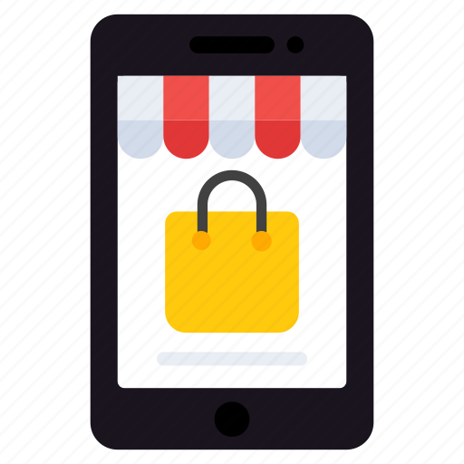 Mobile shopping, mobile purchasing, online shopping, eshopping, e-commerce icon - Download on Iconfinder