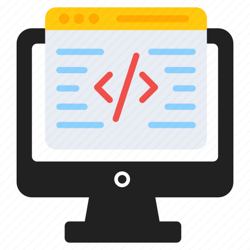 Online coding, online development, online html, online programing, source code icon - Download on Iconfinder