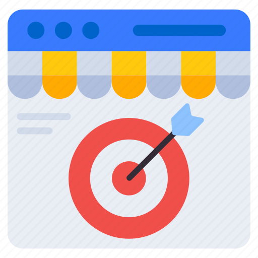 Web target, web goal, web focus, web aim, website target icon - Download on Iconfinder