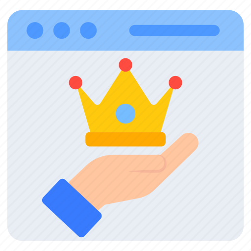 King website, crown website, webpage, king care, reputable website icon - Download on Iconfinder