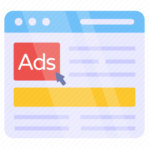 Web ad, web advertising, online ad, online advertising, advertisement website icon - Download on Iconfinder