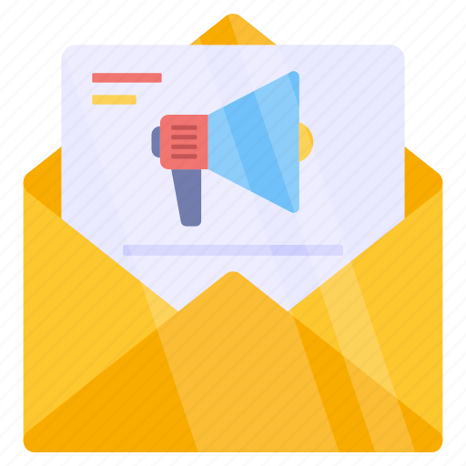 Mail campaign, mail advertising, mail promotion, mail marketing, mail publicity icon - Download on Iconfinder