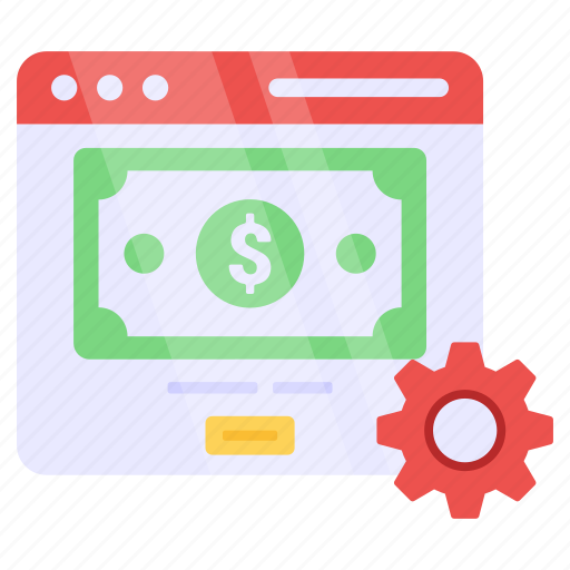 Online money management, cash management, cash development, financial management, financial development icon - Download on Iconfinder