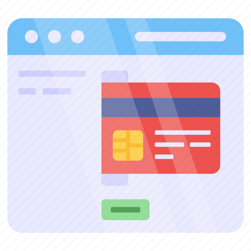 Online card payment, payment website, banking website, online banking, ebanking icon - Download on Iconfinder