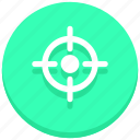 aim, bullseye, focus, goal, gun, objective, target