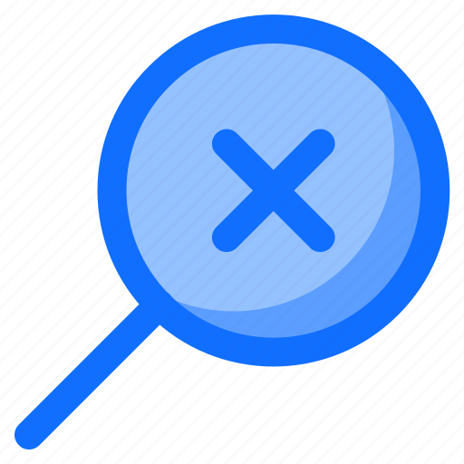 Delete, find, magnify, glass, mobile, web, search icon - Download on Iconfinder