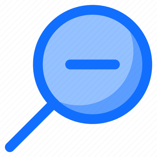 Find, magnify, glass, mobile, web, search, minus icon - Download on Iconfinder