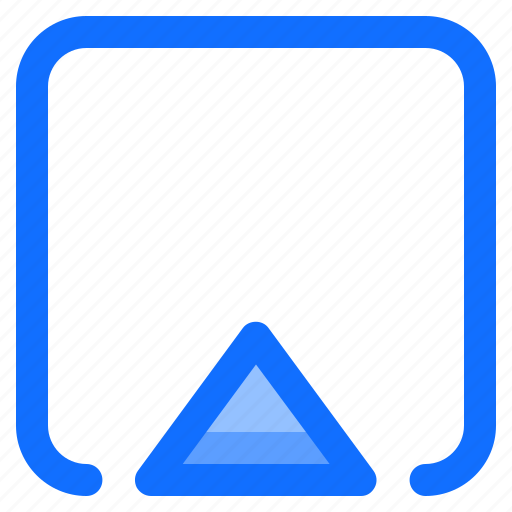 Arrow, mobile, up, interface, web icon - Download on Iconfinder