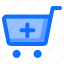 trolly, ecommerce, shopping, mobile, cart, web, add 