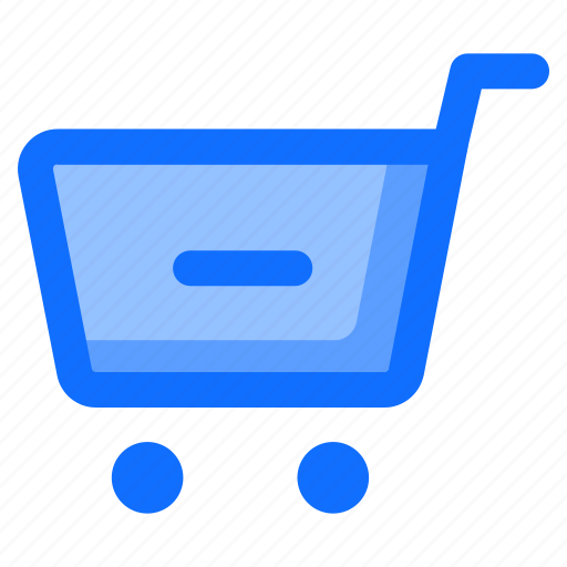 Trolly, ecommerce, shopping, mobile, cart, web, minus icon - Download on Iconfinder