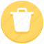bin, delete, dustbin, garbage, mobile, trash, web 
