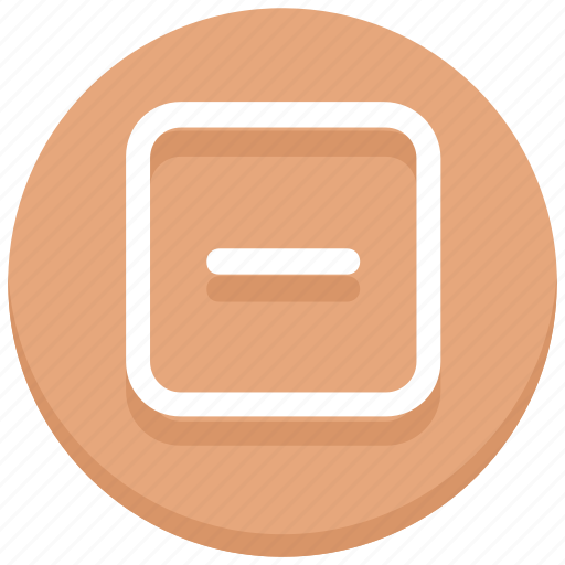 Delete, minus, remove, square icon - Download on Iconfinder