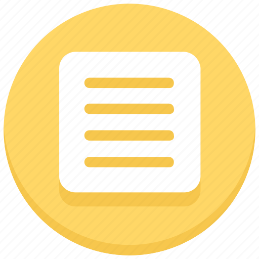 Document, file, list, page, paper, sheet icon - Download on Iconfinder
