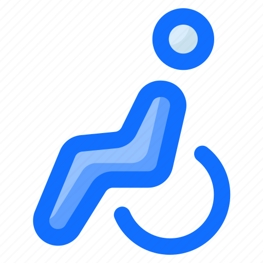 Mobile, wheelchair, disable man, handicap, web, disable icon - Download on Iconfinder