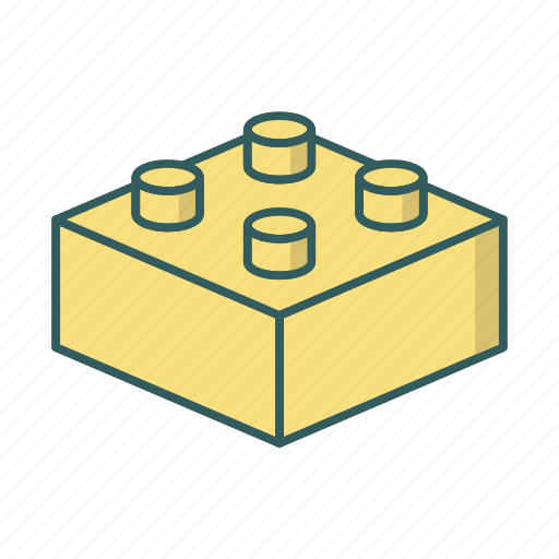 Block, constructor, building block, toy brick icon - Download on Iconfinder