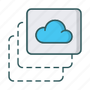 area, cloud, computing, drag and drop, network, storage, upload