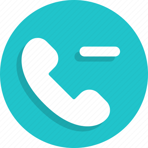 Communication, contact, minus, phone, remove, telephone icon - Download on Iconfinder