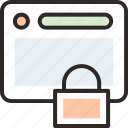 .svg, browser, lock, protection, security, web 