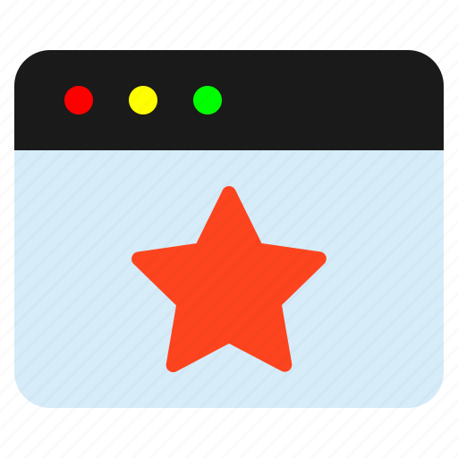 Browser, favorite, page, star, website icon - Download on Iconfinder