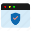 page, protection, security, shield, website 
