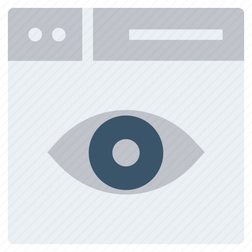 Browser, eye, page, view, web, webpage, website icon - Download on Iconfinder