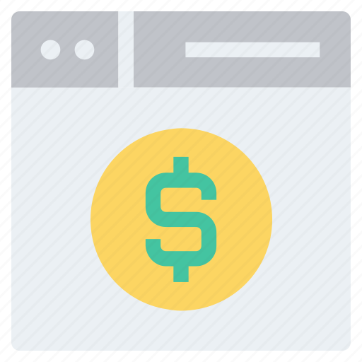 Browser, dollar, money, page, web, webpage, website icon - Download on Iconfinder