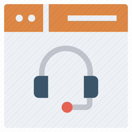 Browser, earphone, headphone, page, web, webpage, website icon - Download on Iconfinder